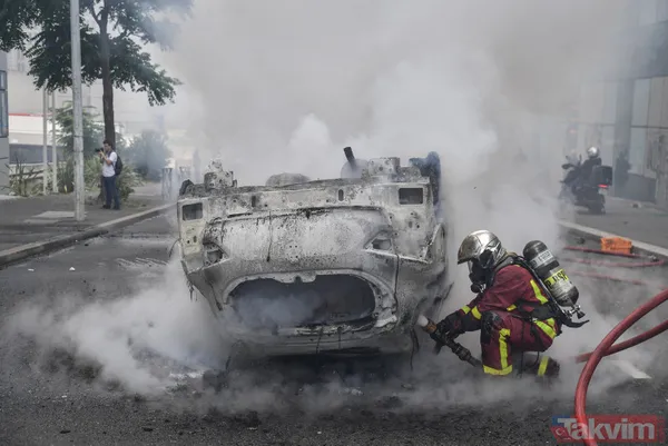 Fransa alev alev! 17 yaşındaki çocuğun polis tarafından öldürülmesi ülkeyi karıştırdı: Macron geri adım atmıyor - 27