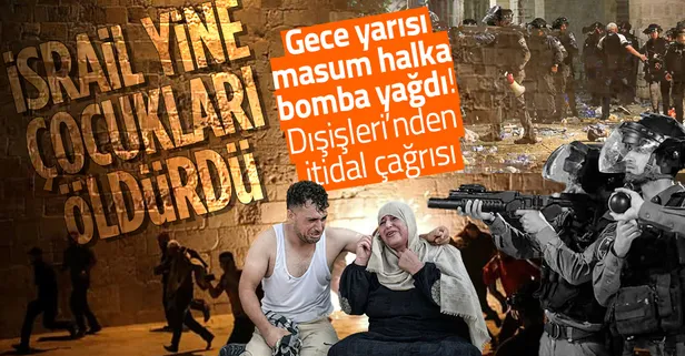 Son dakika: İsrail'in Gazze Şeridi'ne saldırıları devam ediyor: Biri çocuk 10 kişi hayatını kaybetti