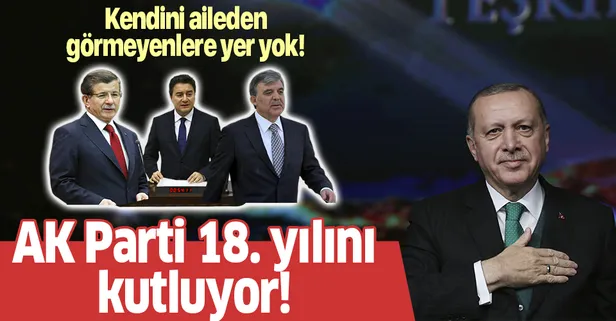 AK Parti 18. kuruluş yıl dönümünü kutluyor! Babacan, Davutoğlu ve Gül'e davet yok!