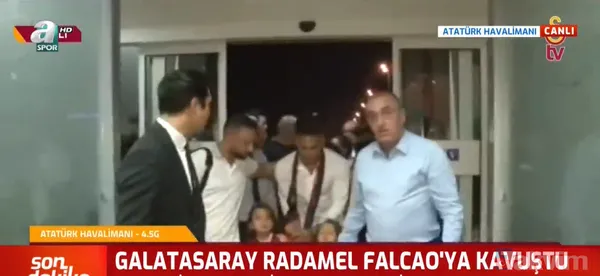 Son dakika: Galatasaray'ın yeni transferi Falcao İstanbul'da! - 36
