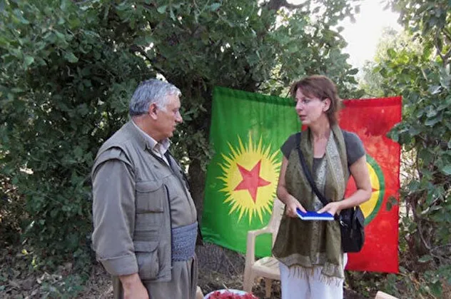 PKK destekçisi sözde gazeteci Frederike Geerdink Irak'tan da sürüldü! "Erdoğan'ın kolu uzun" diye ağladı