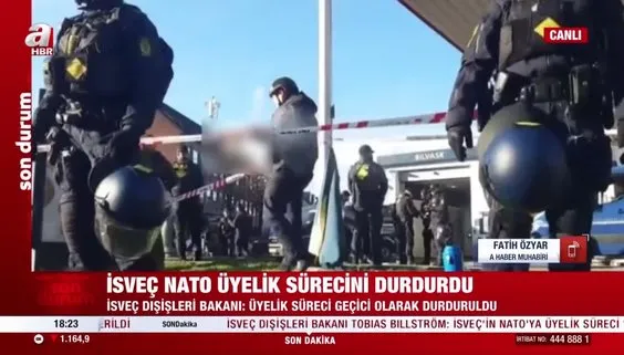 İsveç NATO üyelik sürecini durdurdu