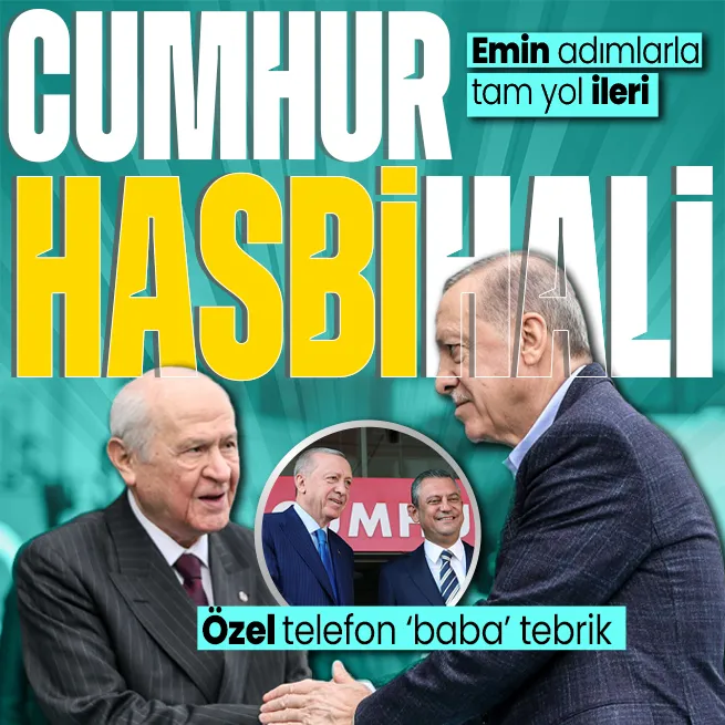 Başkan Erdoğan MHP lideri Devlet Bahçeli ile görüştü | Özgür Özelden hem bayram hem de Babalar Günü tebriği