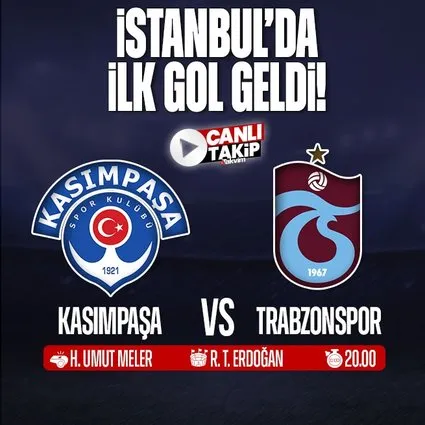 Kasımpaşa - Trabzonspor | CANLI