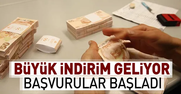Borçları yapılandırma süreci başladı