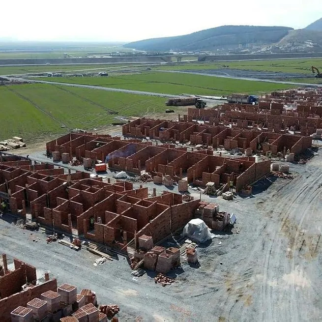 Nurdağındaki 1280 geçici konutun inşasında son aşamaya gelindi: Vatandaşımızı mağdur etmeyeceğiz