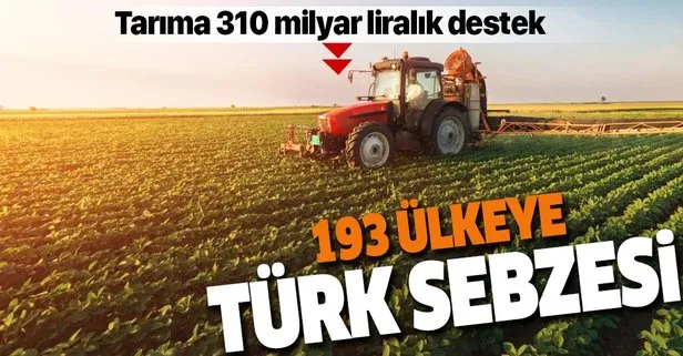 193 ülkeye Türk sebzesi