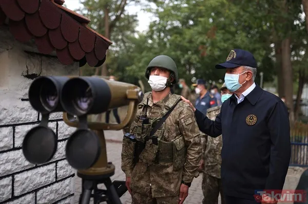 SON DAKİKA: Milli Savunma Bakanı Akar komutanlarla Edirne'de! Yunanistan'a sert mesaj - 17