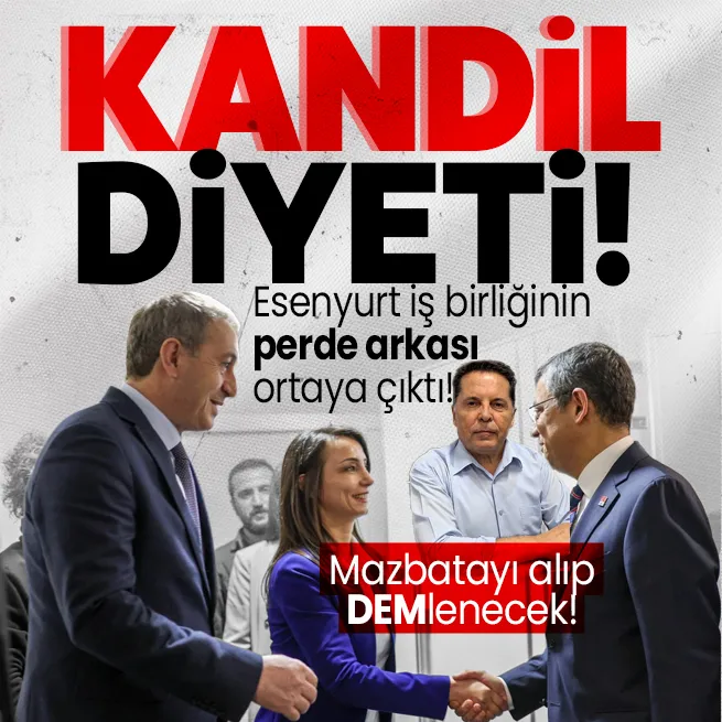 Son dakika: CHP ve DEMin Esenyurt planı ortaya çıktı! İşte kirli ittifakın perde arkası! Ahmet Özer seçilirse mazbatayı alıp DEMe geçecek