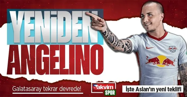 Aslan atağa geçti!  Galatasaray Leipzig’le İspanyol yıldız Angelino için bir kez daha masaya oturdu...