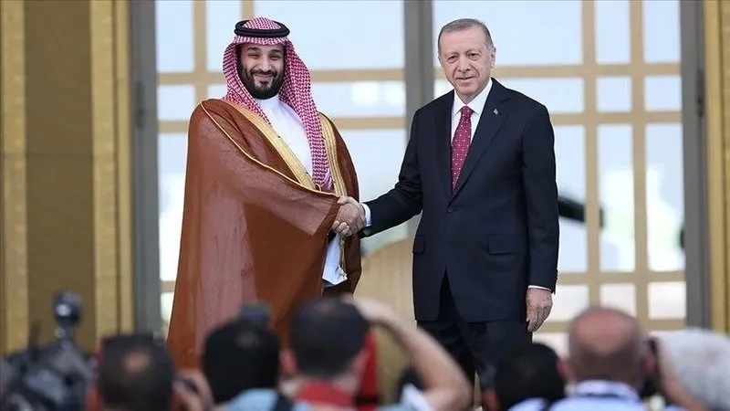 Suudi Arabistan Veliaht Prensi Muhammed bin Selman ile Başkan Erdoğan