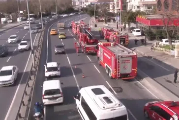 Bakırköy'de 6 katlı otelde yangın paniği!