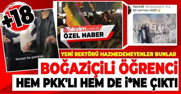 Boğaziçi Üniversitesi önündeki şiddet olaylarında bir öğrenci hem PKK’lı hem de i.neyim dedi
