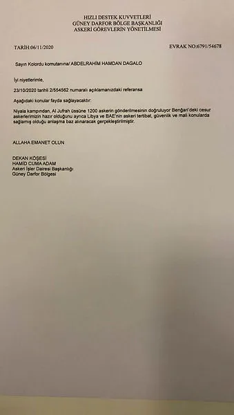 Libya'daki Darbeci Hafter'in gizli pazarlığı ifşa oldu! BAE'ye gönderdiği mektup ortaya çıktı!-5