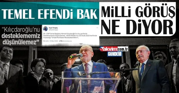 Saadet Partisi’nde deprem! İlyas Tongüç Kemal Kılıçdaroğlu’nun adaylığına tepki gösterdi: Bu böyle gitmez