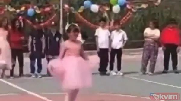 Kötü 'Enerci' skandal görüntüler! Çocuklara Dilan Polat taklidi yaptırılan 23 Nisan müsameresi infial uyandırdı: Bakanlık harekete geçti - 1