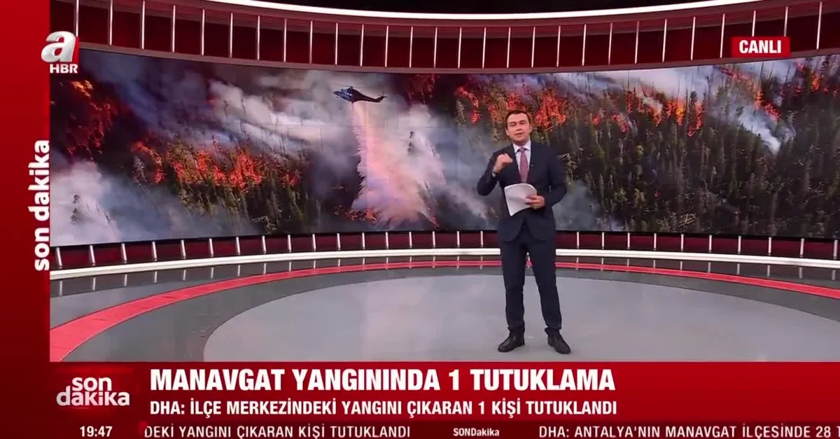 SON DAKİKA: Manavgat yangınında 1 tutuklama…
