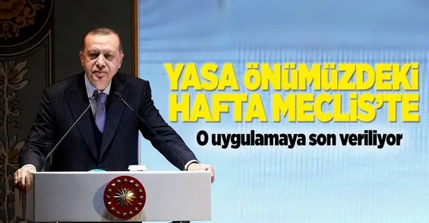 Erdoğan: Yardımcı doçentliği kaldıran düzenleme Meclise geliyor!