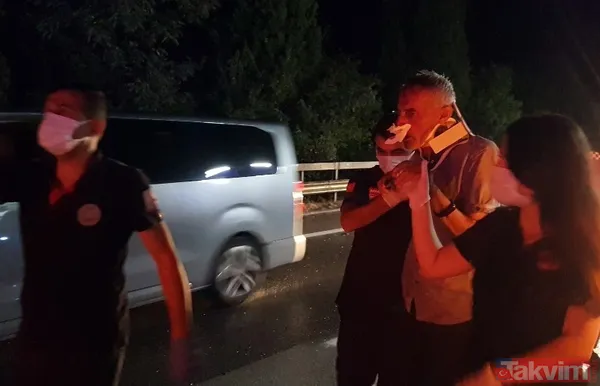 Sapanca'da TEM'i kilitleyen kaza! 5 araç birbirine girdi - 13