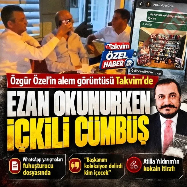 Özgür Özelin ezan okunurken alem görüntüleri Takvimde! Atilla Yıldırımın fuhuşturucu soruşturmasından neler çıktı neler