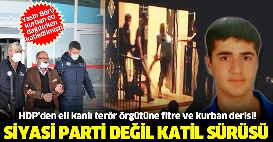 Hdp Den Eli Kanli Teroristlere Skandal Destek Fitre Ve Kurban Derileri Pkk Ya Takvim