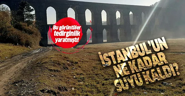 Gelen görüntüler büyük tedirginlik yaratmıştı! Bakan Pakdemirli açıkladı! İstanbul'un ne kadar suyu kaldı?-1