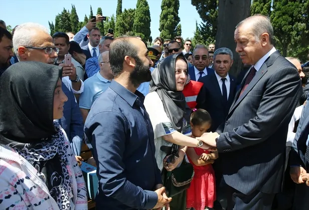 Devletin tepesi 15 Temmuz şehitliğinde-1