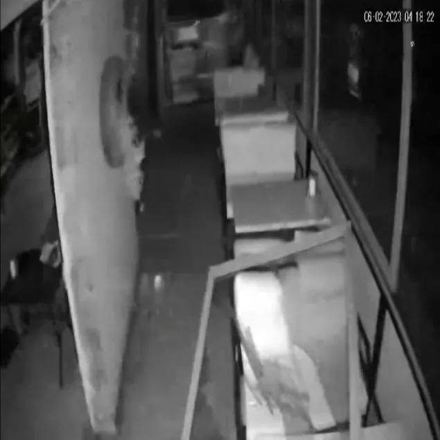 Hatay’da deprem anına ilişkin yeni görüntüler ortaya çıktı