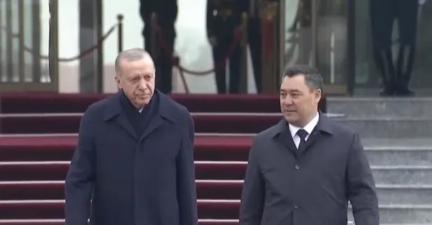 Başkan Erdoğan Türk Devlet Teşkilatı Devlet Başkanları Konseyi’ne katılmak üzere Kırgızistan’da