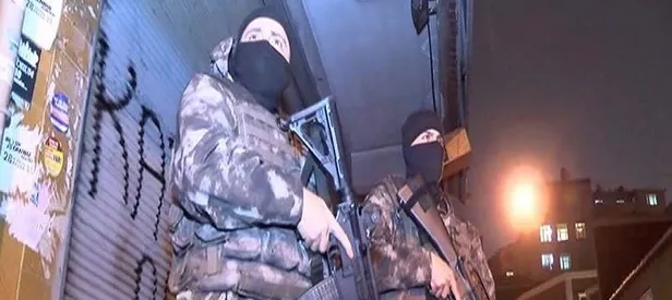 Okmeydanı'nda terör operasyonu