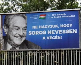 Macaristan’da Soros afişli hükümet kampanyası