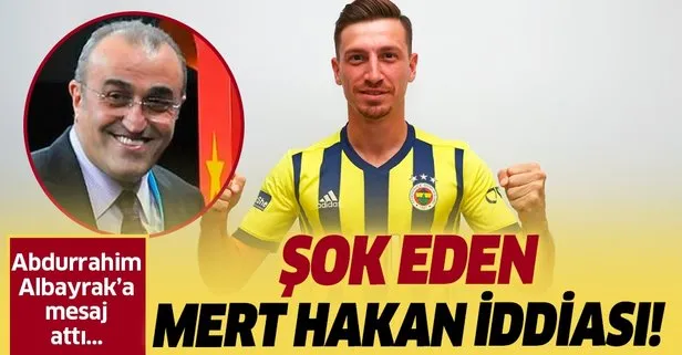 Şok eden Mert Hakan iddiası! Galatasaray’ın Kadıköy’deki galibiyeti sonra Abdurrahim Albayrak’a mesaj attı