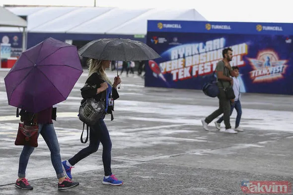 TEKNOFEST katılımcılarını yağmur bile durduramadı - 6