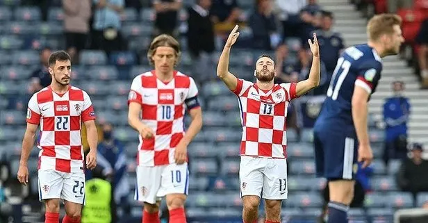 EURO 2020’de Hırvatistan turladı! Hırvatistan 3-1 İskoçya  MAÇ SONUCU ÖZET