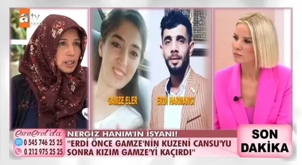 1670432542883.jpg Anne terliği stüdyoyu karıştırdı! 7 ay önce şikayetçi olduğu evli ve çocuklu sevgilisiyle Esra Erol’a katılan Gamze annesini çileden çıkardı!-4