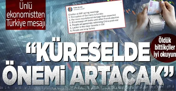 Robin Brooks’dan Türkiye mesajı