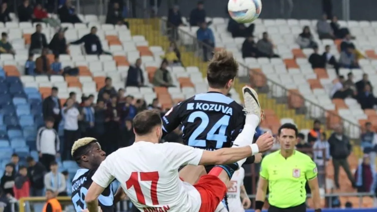Adana Demirspor Sebat Gençlik Spor'u mağlup ederek üst tura yükseldi!