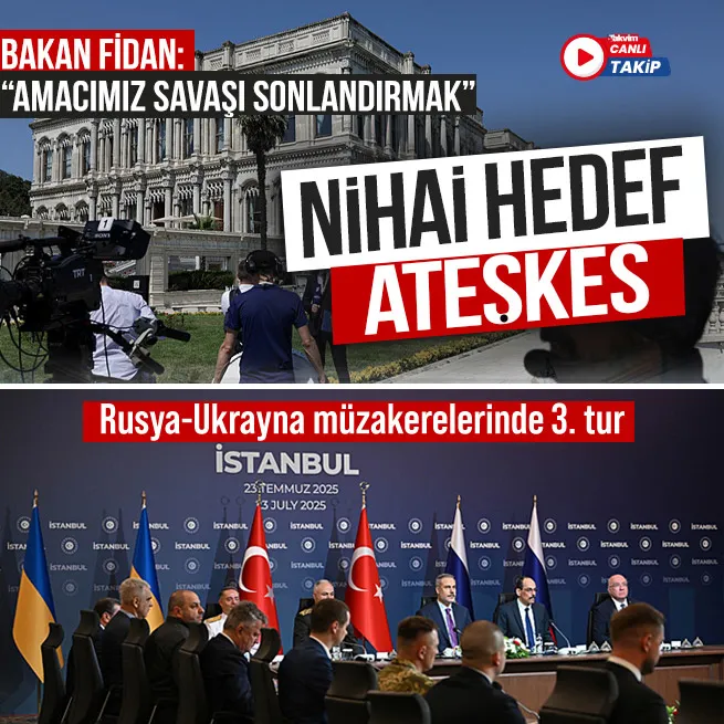 Rusya-Ukrayna barış müzakerelerinde 3. tur sona erdi | İki ülke 1200 kişilik esir takası konusunda anlaştı! Bakan Fidandan net mesaj: Amacımız savaşı sonlandırmak
