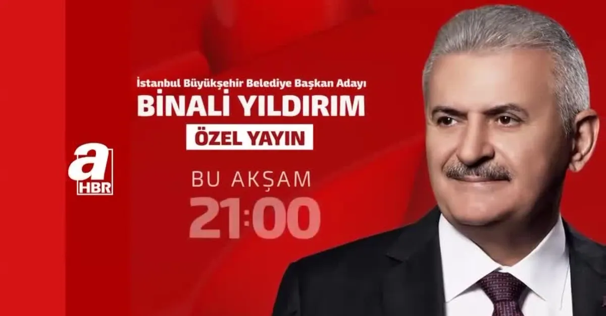 Binali Yıldırım A Haber canlı yayınında soruları yanıtlayacak |Video