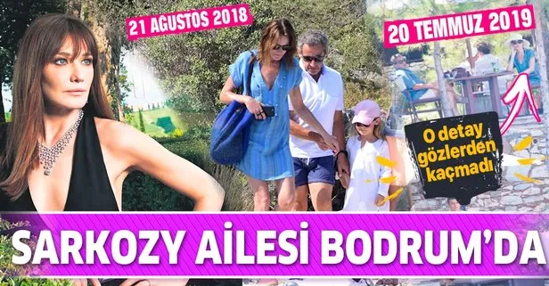 Sarkozy çifti Bodrum’a Fransız kalmadı