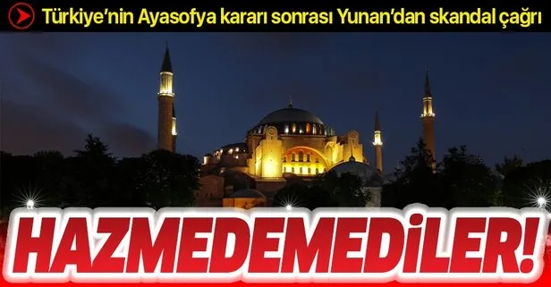 Yunanistan Ayasofya’nın ibadete açılmasını hazmedemedi! ’Türk ürünlerine boykot’ çağrısı
