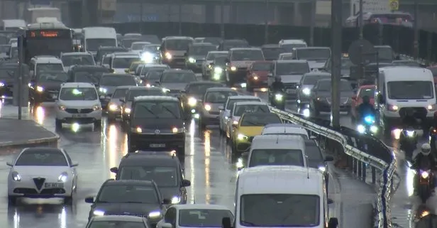 İstanbul’da haftanın ilk iş günü trafik yoğunluğu!