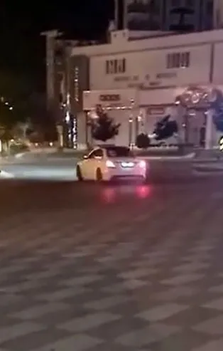 Gaziantep'te drift atan şahsa 9 bin TL ceza