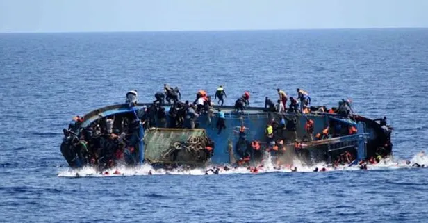 Libya açıklarında lastik botları batan 15 düzensiz göçmen boğuldu