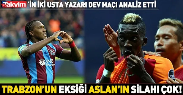 Trabzon’un eksiği Aslan’ın silahı çok!
