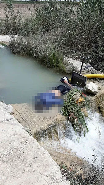 Sulama kanalında ceset bulundu