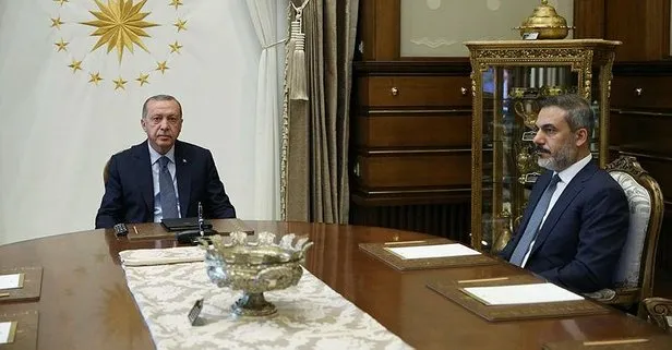 Başkan Erdoğan MİT Başkanı Fidan’ı kabul etti