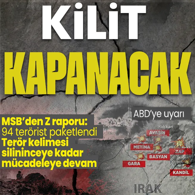 MSB’den z raporu: Son bir haftada 94 terörist etkisiz hale getirildi! Terör kelimesi silininceye kadar mücadeleye devam