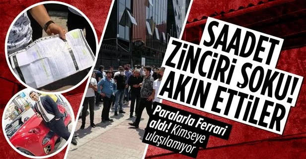 İstanbul’da saadet zinciri şoku! Paralarla Ferrari aldı! Mağdurlar SAS Holding binasına akın etti