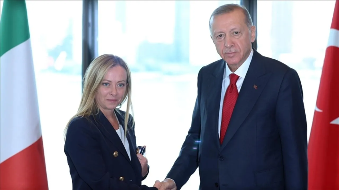 Başkan Erdoğan Meloni ile görüştü
